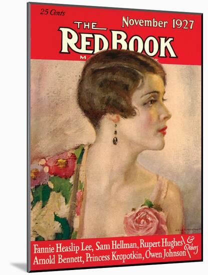 Redbook, November 1927-null-Mounted Art Print