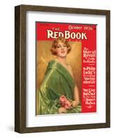 Redbook, October 1926-null-Framed Art Print