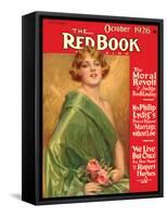 Redbook, October 1926-null-Framed Stretched Canvas