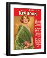 Redbook, October 1926-null-Framed Art Print