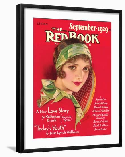 Redbook, September 1929-null-Framed Art Print