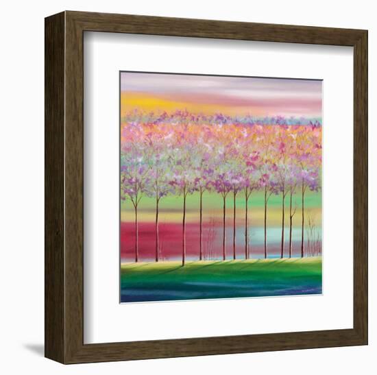 Redbud Trees-Mary Johnston-Framed Giclee Print