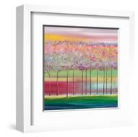 Redbud Trees-Mary Johnston-Framed Giclee Print