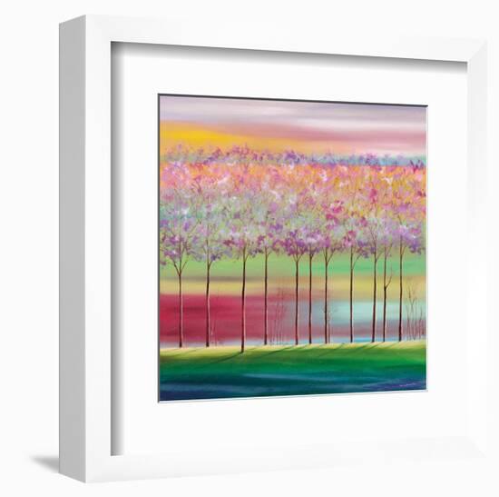 Redbud Trees-Mary Johnston-Framed Giclee Print