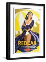 Redcar' - British Railways Poster-Laurence Fish-Framed Giclee Print