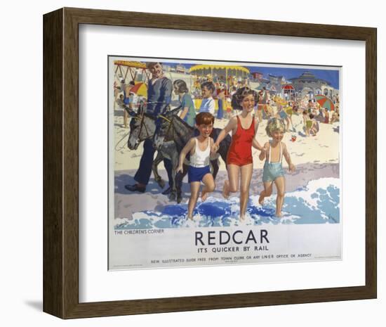 Redcar I-null-Framed Art Print