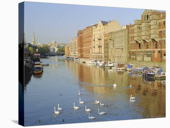 Redcliffe Wharf, Bristol Harbour, Bristol, England, UK-Rob Cousins-Stretched Canvas
