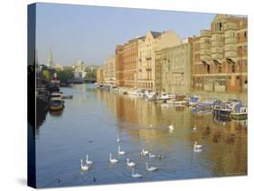 Redcliffe Wharf, Bristol Harbour, Bristol, England, UK-Rob Cousins-Stretched Canvas