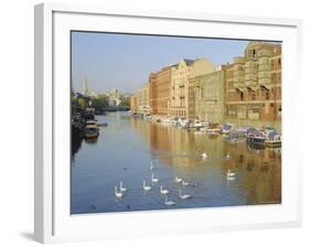 Redcliffe Wharf, Bristol Harbour, Bristol, England, UK-Rob Cousins-Framed Photographic Print