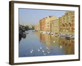 Redcliffe Wharf, Bristol Harbour, Bristol, England, UK-Rob Cousins-Framed Photographic Print