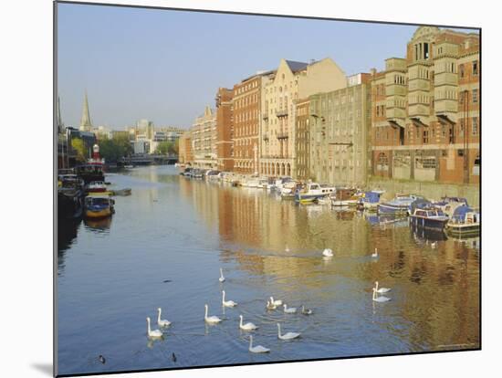 Redcliffe Wharf, Bristol Harbour, Bristol, England, UK-Rob Cousins-Mounted Photographic Print