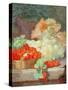 Redcurrants and Grapes, 1864-Eloise Harriet Stannard-Stretched Canvas