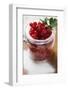 Redcurrants in Jam Jar, Sugar Beside It-Eising Studio - Food Photo and Video-Framed Photographic Print