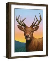 Reddeer-James W. Johnson-Framed Giclee Print