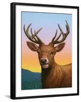 Reddeer-James W. Johnson-Framed Giclee Print