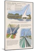 Redding, California - Sundial Bridge-Lantern Press-Mounted Art Print