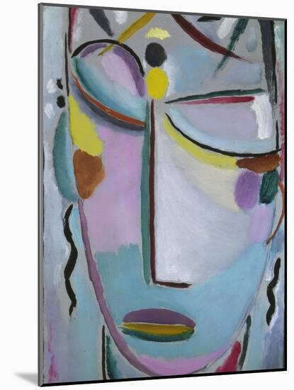 Redeemer's Face (In Der Liebe Ist Ewig, Was Geistig Ist), 1919-Alexej Von Jawlensky-Mounted Giclee Print