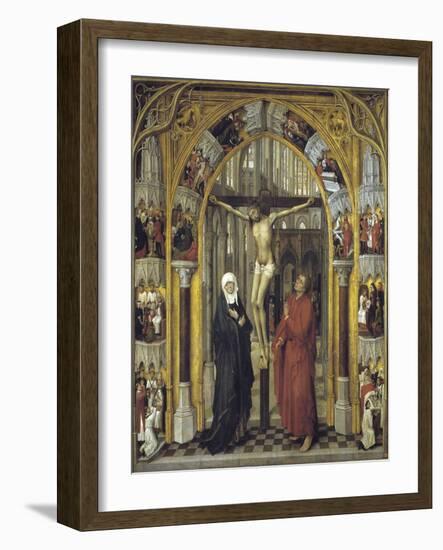 Redemption Tryptich: the Crucifixion-Vrancke van der Stockt-Framed Giclee Print