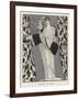 Redfern Dress and Coat in Black and White for the Theatre-J. Gose-Framed Art Print