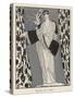 Redfern Dress and Coat in Black and White for the Theatre-J. Gose-Stretched Canvas