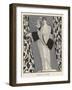 Redfern Dress and Coat in Black and White for the Theatre-J. Gose-Framed Art Print