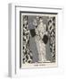 Redfern Dress and Coat in Black and White for the Theatre-J. Gose-Framed Art Print