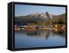 Redfish Lake Lodge, Redfish Lake, Sawtooth National Recreation Area, Idaho, USA-Jamie & Judy Wild-Framed Stretched Canvas