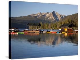 Redfish Lake Lodge, Redfish Lake, Sawtooth National Recreation Area, Idaho, USA-Jamie & Judy Wild-Stretched Canvas