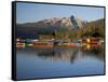 Redfish Lake Lodge, Redfish Lake, Sawtooth National Recreation Area, Idaho, USA-Jamie & Judy Wild-Framed Stretched Canvas