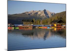 Redfish Lake Lodge, Redfish Lake, Sawtooth National Recreation Area, Idaho, USA-Jamie & Judy Wild-Mounted Photographic Print