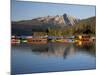 Redfish Lake Lodge, Redfish Lake, Sawtooth National Recreation Area, Idaho, USA-Jamie & Judy Wild-Mounted Photographic Print