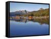 Redfish Lake Lodge, Redfish Lake, Sawtooth National Recreation Area, Idaho, USA-Jamie & Judy Wild-Framed Stretched Canvas