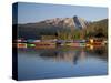 Redfish Lake Lodge, Redfish Lake, Sawtooth National Recreation Area, Idaho, USA-Jamie & Judy Wild-Stretched Canvas