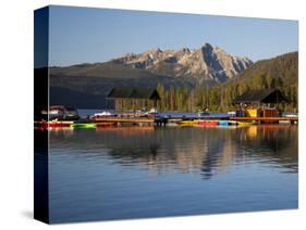 Redfish Lake Lodge, Redfish Lake, Sawtooth National Recreation Area, Idaho, USA-Jamie & Judy Wild-Stretched Canvas