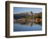 Redfish Lake Lodge, Redfish Lake, Sawtooth National Recreation Area, Idaho, USA-Jamie & Judy Wild-Framed Photographic Print