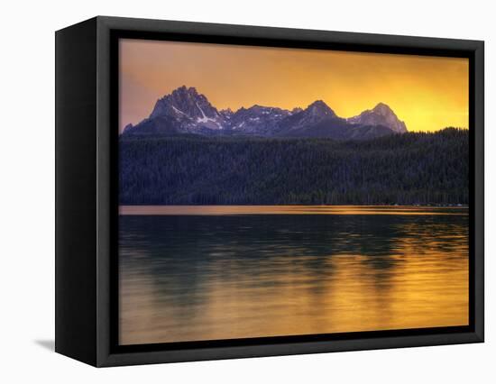 Redfish Lake, Sawtooth National Recreation Area, Idaho, USA-Jamie & Judy Wild-Framed Stretched Canvas