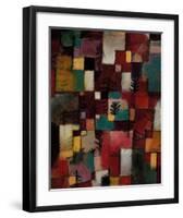 Redgreen and Violet-Yellow Rhythms, 1920-Paul Klee-Framed Art Print