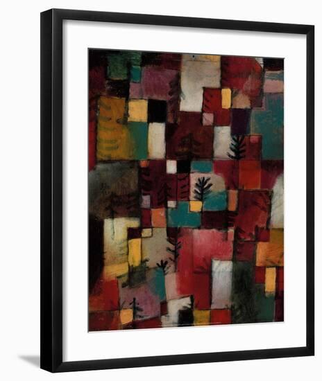 Redgreen and Violet-Yellow Rhythms, 1920-Paul Klee-Framed Art Print