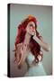 Redhead Bringing Forth Spring-Vania Stoyanova-Stretched Canvas