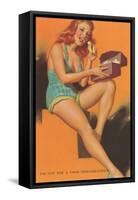 Redhead Eating Lunch-null-Framed Stretched Canvas