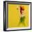 Redhead in Green Dress with Dragonfly, 2016-Susan Adams-Framed Giclee Print