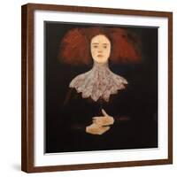 Redhead in Lace, 2016-Susan Adams-Framed Giclee Print