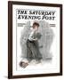 "Redhead Loves Hatti" Saturday Evening Post Cover, September 16,1916-Norman Rockwell-Framed Giclee Print