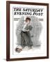 "Redhead Loves Hatti" Saturday Evening Post Cover, September 16,1916-Norman Rockwell-Framed Giclee Print