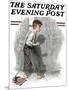 "Redhead Loves Hatti" Saturday Evening Post Cover, September 16,1916-Norman Rockwell-Mounted Giclee Print