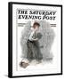 "Redhead Loves Hatti" Saturday Evening Post Cover, September 16,1916-Norman Rockwell-Framed Giclee Print