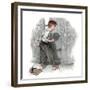 "Redhead Loves Hatti", September 16,1916-Norman Rockwell-Framed Giclee Print