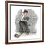 "Redhead Loves Hatti", September 16,1916-Norman Rockwell-Framed Giclee Print