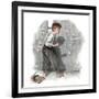 "Redhead Loves Hatti", September 16,1916-Norman Rockwell-Framed Giclee Print