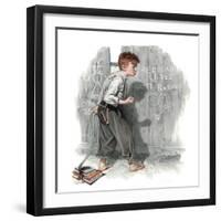 "Redhead Loves Hatti", September 16,1916-Norman Rockwell-Framed Giclee Print